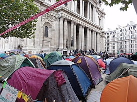 Occupy London camp (image by zoer, CC, Flickr)