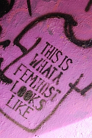 What a Feminist Looks Like (image by mbf2012, Flickr, CC)