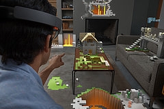 HoloLens Minecraft (image by Microsoft Sweden, Flickr, CC)