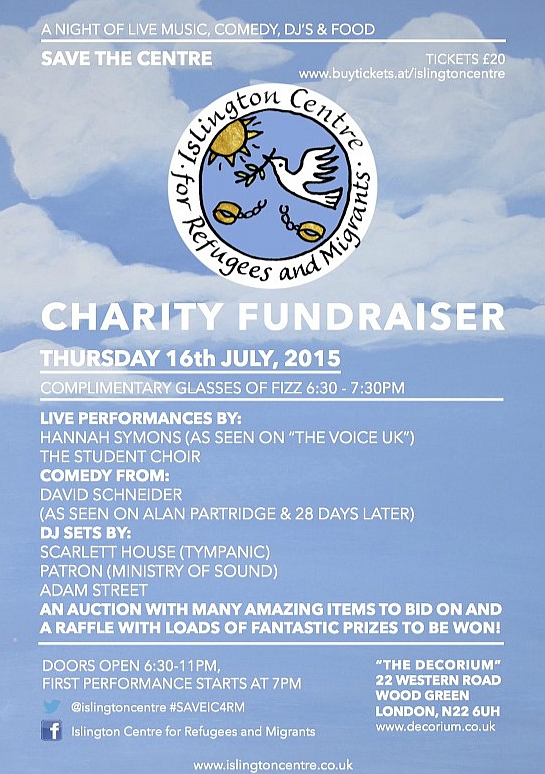 Islington Centre - Charity Fundraiser